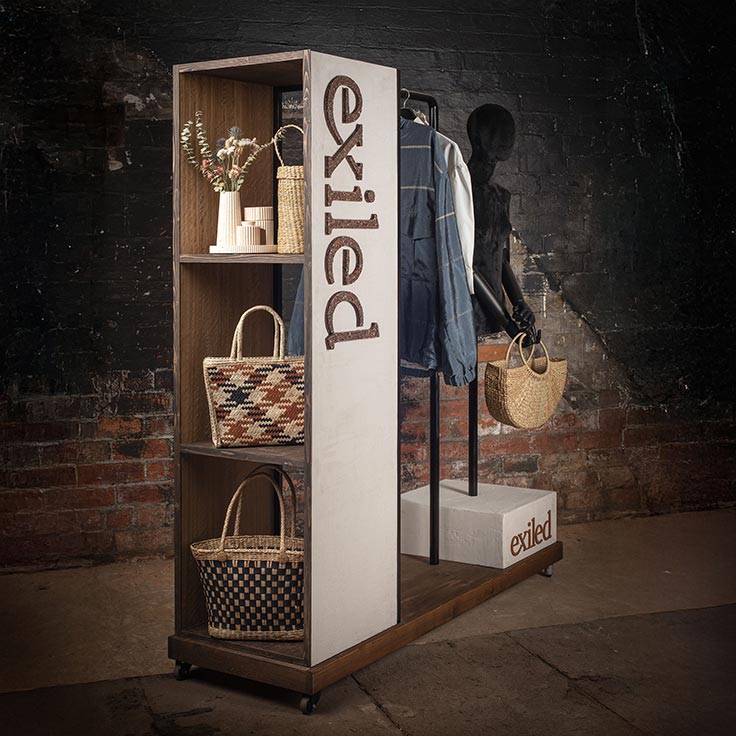 Exiled Point of Sale stand