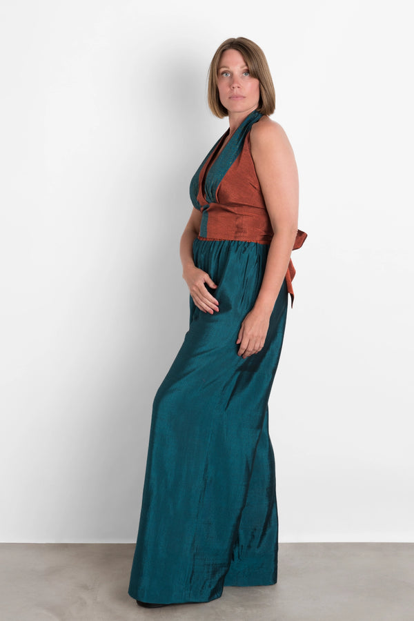 Handloom Stretch Waistband Trouser (Large)